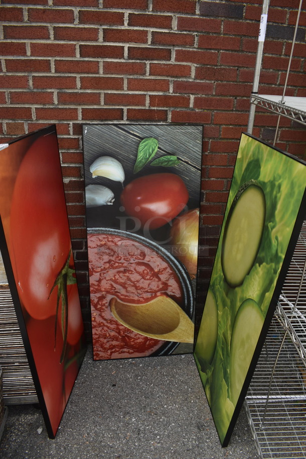 3 Pictures of Vegetables. 3 Times Your Bid!