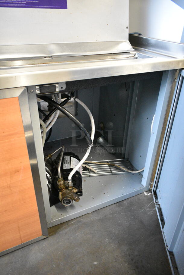 Manitowoc SD0452A Stainless Steel Commercial Ice Head on Cornelius Stainless Steel Commercial 8 Flavor Carbonated Beverage Machine and Duke Stainless Steel Commercial Soda Station. 115 Volts, 1 Phase.  - Image 4 of 8