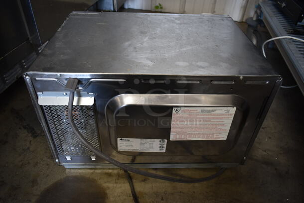 2020 Amana RCS10DSE Stainless Steel Commercial Countertop Microwave Oven. 120 Volts, 1 Phase.  - Image 7 of 7