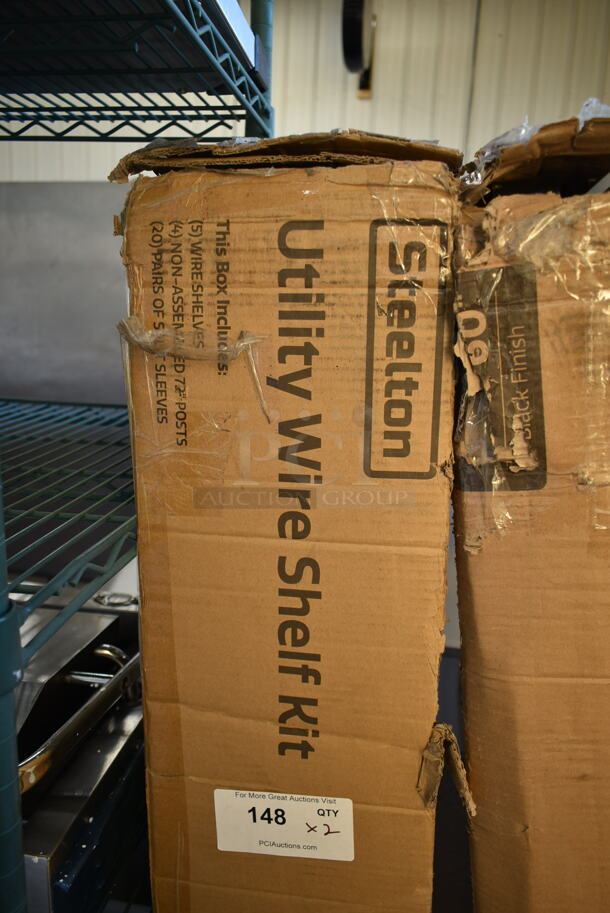 2 BRAND NEW IN BOX! Steelton 465B1860KE5 Utility Wire Shelf Kit. 2 Times Your Bid! - Image 3 of 4