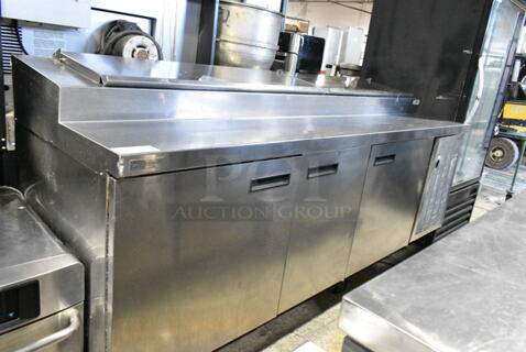2018 Delfield 18691PTBMP Stainless Steel Commercial Pizza Prep Table Bain Marie. 115 Volts, 1 Phase. Tested and Working!
