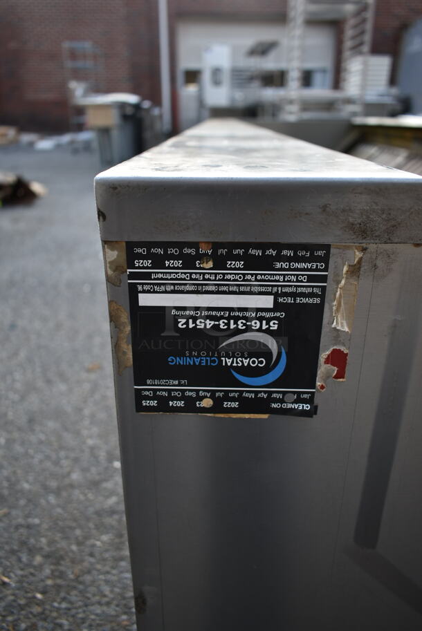 12' Stainless Steel Commercial Return Air Grease Hood w/ Filters. - Image 4 of 6