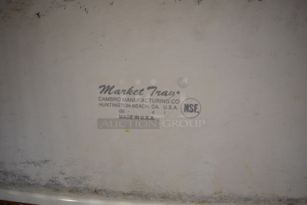 5 White Poly Long Trays. 5 Times Your Bid!  - Image 3 of 3