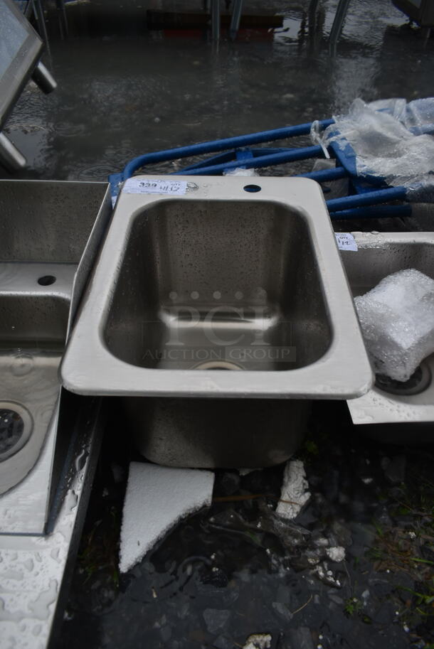 BRAND NEW SCRATCH AND DENT! Stainless Steel Single Bay Drop In Sink Basin