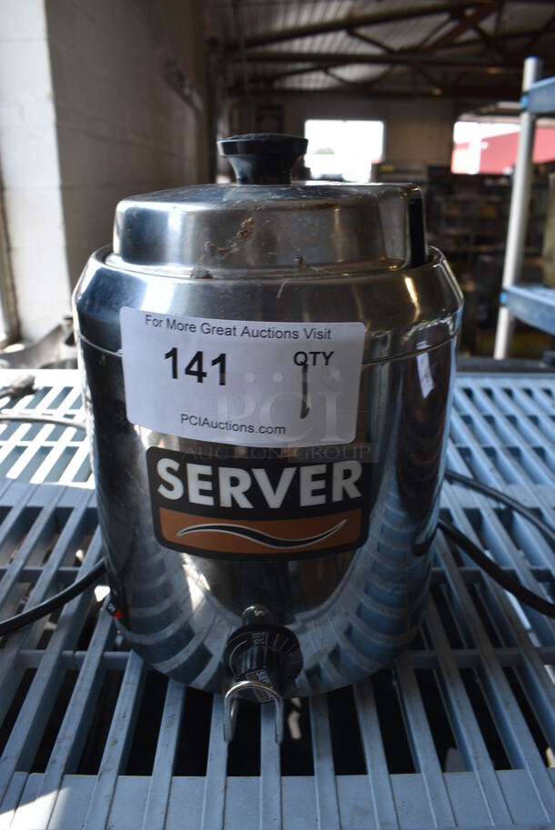 Server Model FS Stainless Steel Commercial Countertop Warmer. 7.5x8.5x12. Tested and Working!