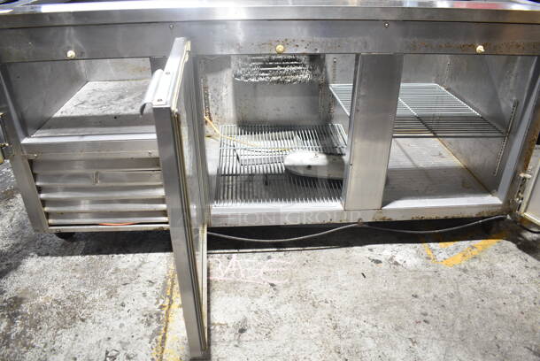 Leader LM 72 Stainless Steel Commercial Prep Table on Commercial Casters. 115 Volts, 1 Phase. Tested and Working! - Image 6 of 12