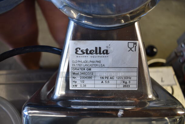 BRAND NEW SCRATCH AND DENT! Estella 348CG12 Electric Hard Cheese Grater . 120 Volts, 1 Phase. Tested and Working! - Image 6 of 6