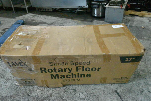 BRAND NEW SCRATCH AND DENT! Lavex 978LAVP17A  17" Single Speed Rotary Floor Machine - 175 RPM. Tested and Working! - Image 2 of 4