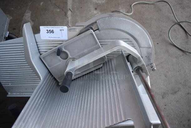 2012 Bizerba GSP H Stainless Steel Commercial Countertop Meat Slicer. 120 Volts, 1 Phase. 25x28x24. Cannot Test Due To Cut Power Cord - Image 6 of 8