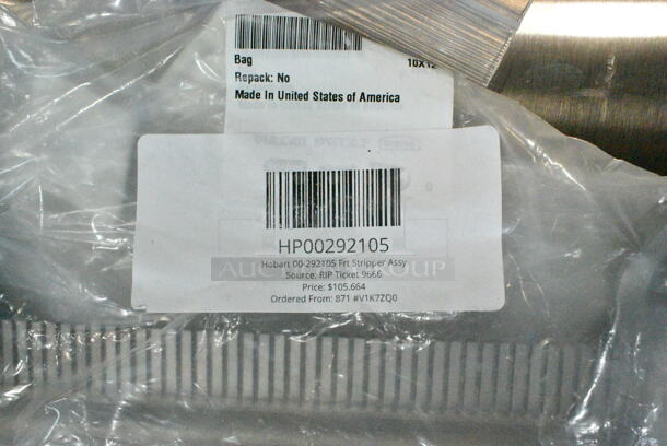 4 BRAND NEW SCRATCH AND DENT! Items Including HP00295580 Hobart 00-295580 Whisk, HP00438086 Hobart 00-438086 Retainer Magnet, HP00292105 Hobart 00-292105 Frt Stripper Assy, HP0006472700 Hobart 00-064727-00001 Lift Control Shaft & Handle. 4 Times Your Bid!  - Image 5 of 6