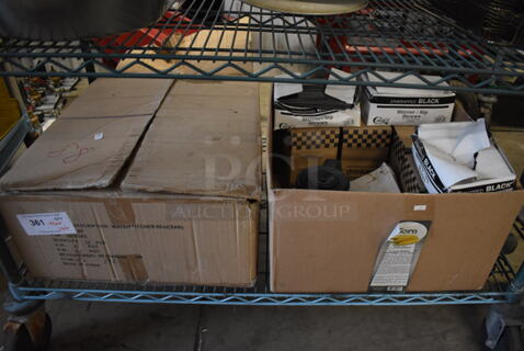 ALL ONE MONEY! Tier Lot of Various Items Including Straws and Poly Pitchers