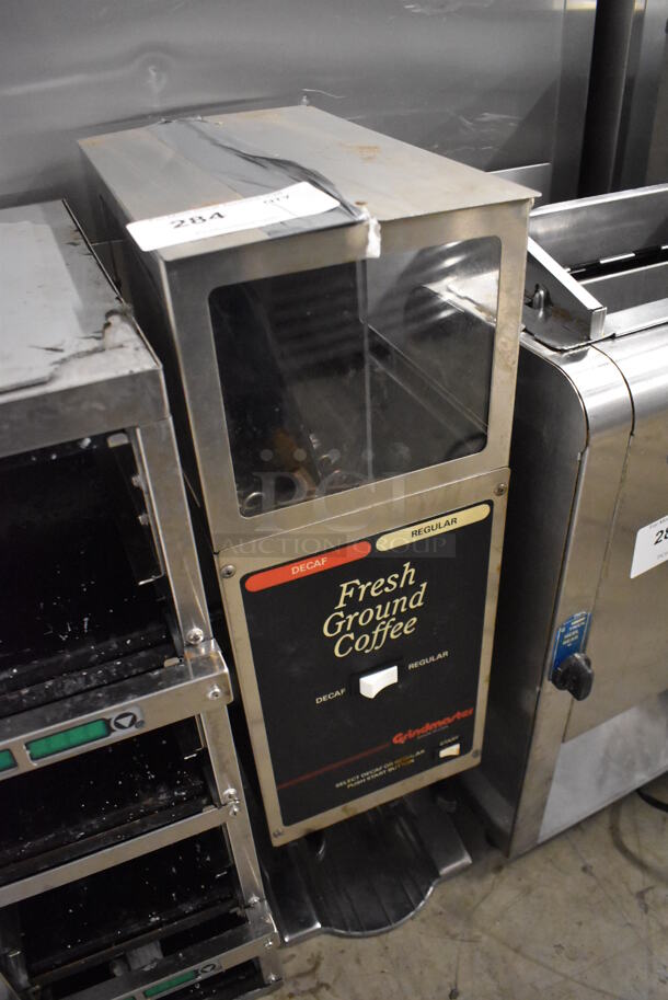 Grindmaster 250 Stainless Steel Commercial Countertop Coffee Bean Grinder. 115 Volts, 1 Phase. 8x14x28. Tested and Working! - Image 3 of 7
