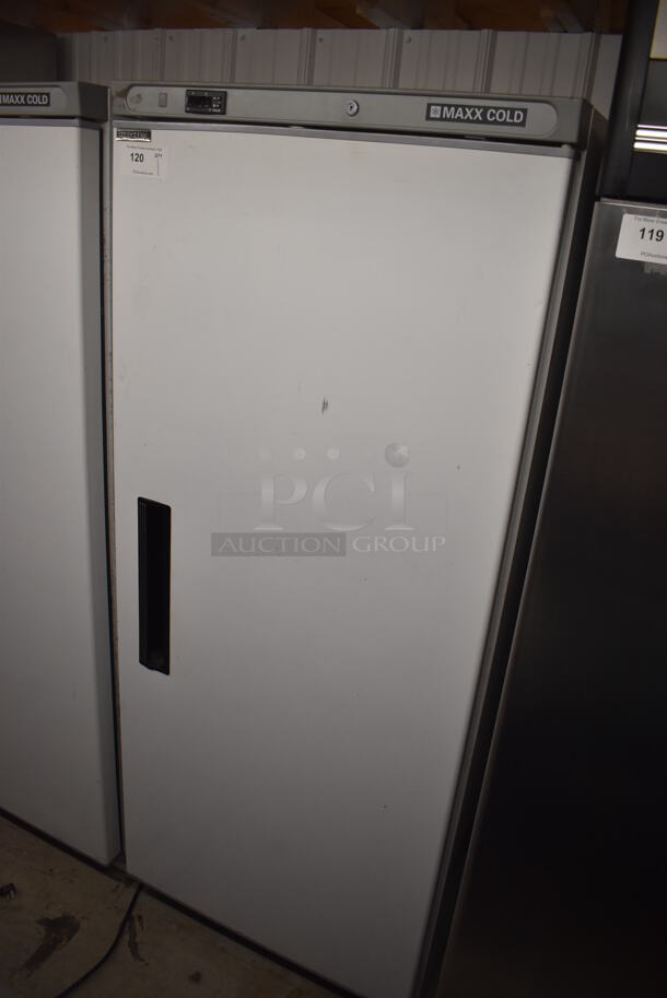 Maxx Cold MXX-23R Metal Commercial Single Door Reach In Cooler. 115 Volts, 1 Phase. 30x30x74. Tested and Working! - Image 2 of 7