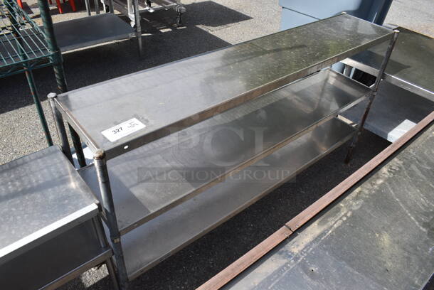 Stainless Steel 3 Tier Shelving Unit. - Image 1 of 3