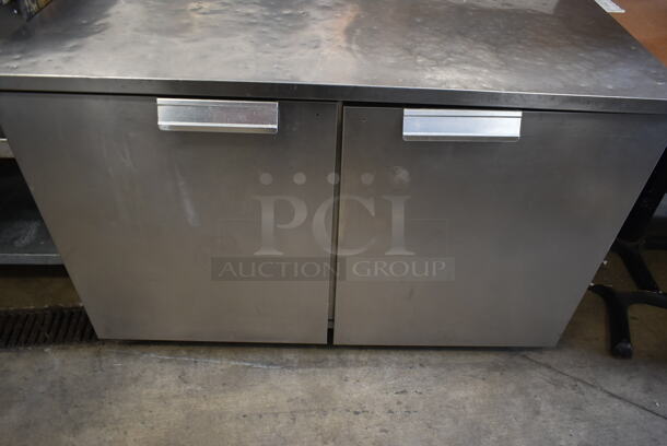 Delfield ST4148 Stainless Steel Commercial 2 Door Work Top Cooler. 115 Volts, 1 Phase. Tested and Working! - Image 3 of 7