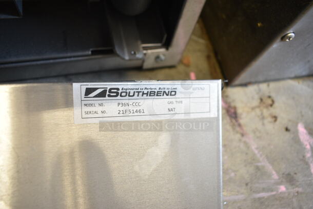 BRAND NEW! Southbend P36N-CCC Stainless Steel Commercial Countertop Natural Gas Powered Charbroiler Grill w/ Back Splash. Does Not Include Oven / Stand; See Pictures - Image 9 of 9