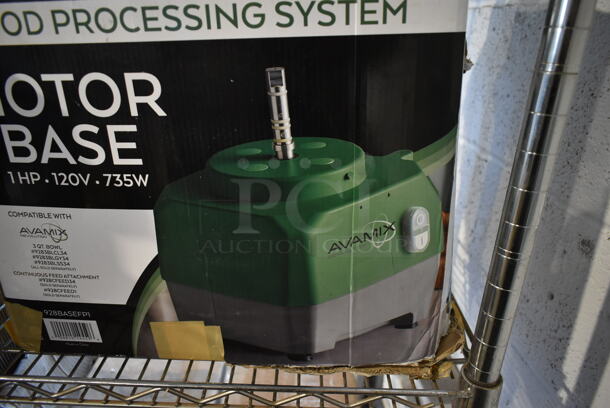 AvaMix VC60CN Revolution 928BASEFP1 Motor Base with Pulse Button for 1 hp Food Processors. 120 Volts, 1 Phase. Tested and Does Not Power On - Image 3 of 8