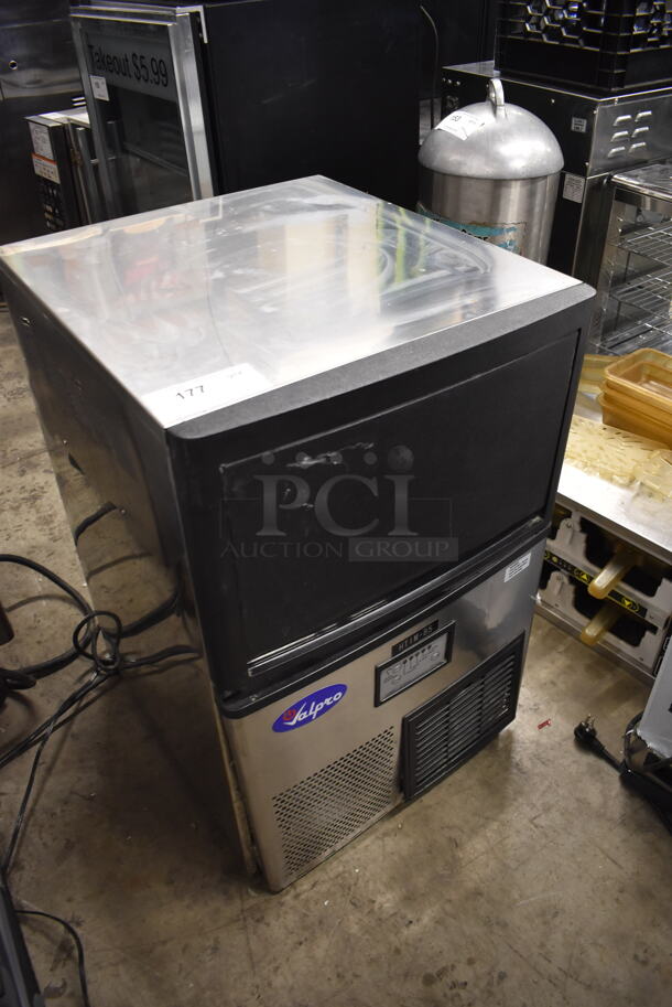 Valpro VPIM85 Commercial Stainless Steel Ice Machine With Storage Bin. 115V, 1 Phase.  - Image 2 of 5