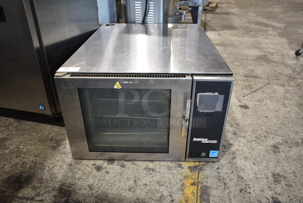2014 Belshaw Adamatic FG189T-UZ82 Stainless Steel Commercial Countertop Convection Oven. 208/250 Volts, 3 Phase.  - Image 1 of 6