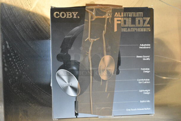 2 Items Including Coby Aluminum Foldz Headphones and Coby Stereo Bluetooth Headphones. 2 Times Your Bid!  - Image 2 of 5