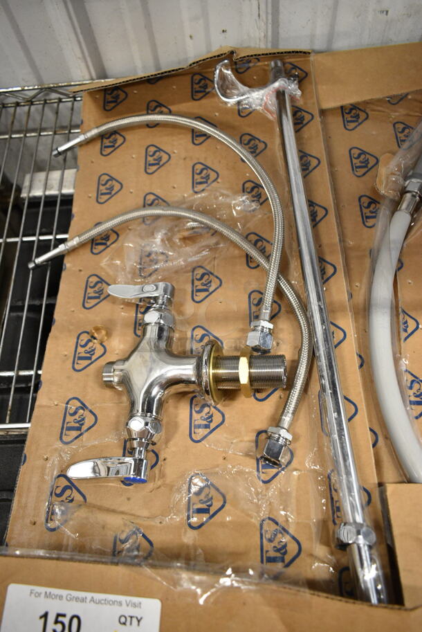BRAND NEW SCRATCH AND DENT! T&S Handles w/ Spray Nozzle Attachment  - Image 3 of 4