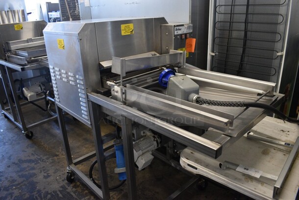 Belshaw Adamatic Model TG50 Stainless Steel Commercial Floor Style Thermoglaze Icing Machine on Commercial Casters. 208 Volts, 1 Phase. 80x33.5x54.5. - Image 6 of 6