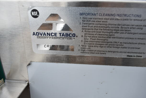 BRAND NEW SCRATCH AND DENT! Advance Tabco CRLR-18 Stainless Steel Liquor Display Cabinet - 18" x 21" - Image 4 of 4