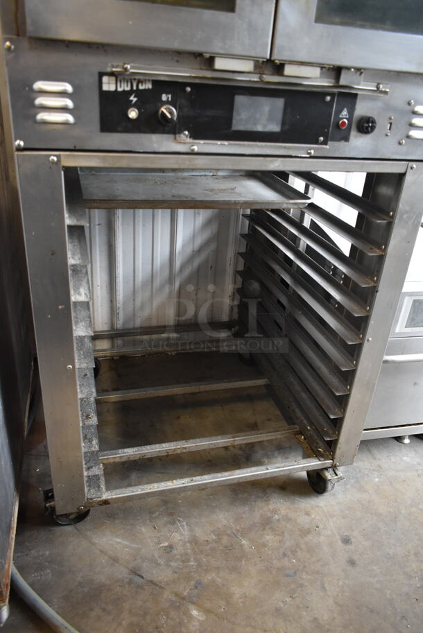 Doyon JA4 Stainless Steel Commercial  Oven w/ Lower Pan Rack on Commercial Casters. 120/208 Volts, 3 Phase.  - Image 3 of 6