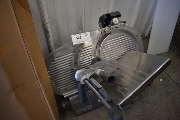 Hobart Model 2612 Stainless Steel Commercial Countertop Automatic Meat Slicer w/ Blade Sharpener. 115 Volts, 1 Phase. 29x25x22. Tested and Working! - Image 4 of 6