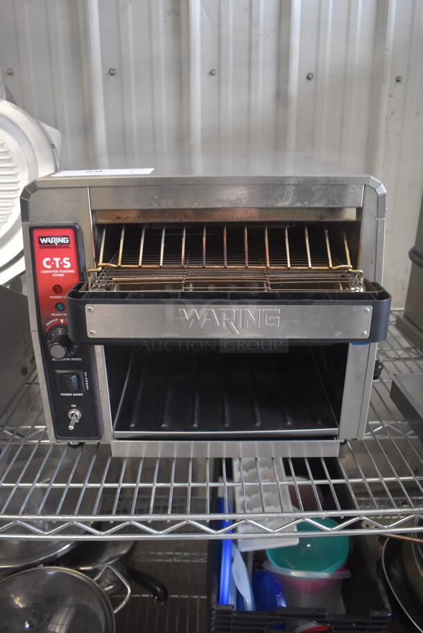 Waring CTS1000 Commercial Countertop Conveyor Toaster 120 Volt 1 Phase. Tested and Working!  - Image 2 of 9