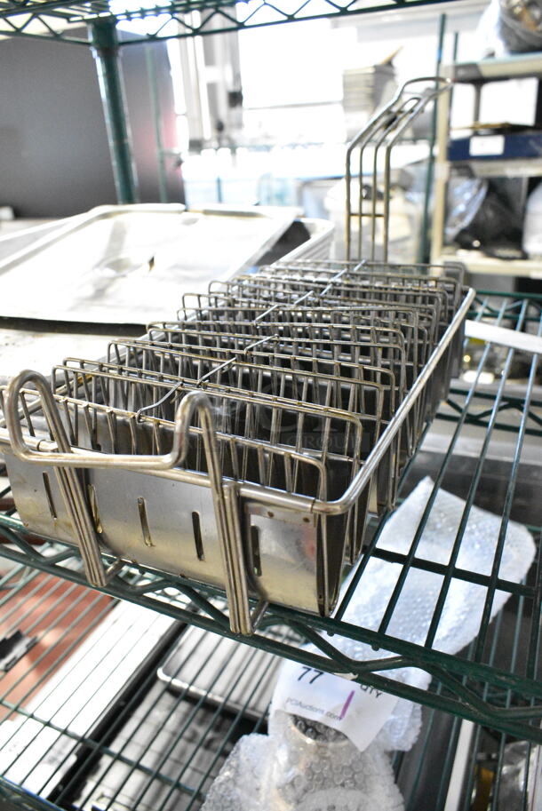 ALL ONE MONEY! Tier Lot of Various Items Including Stainless Steel Drop In Bins, Metal Bowl, Metal Baking Pans.  - Image 5 of 9