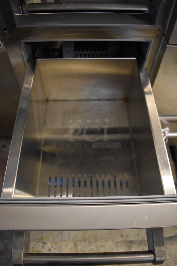 LIKE NEW! Sub Zero Stainless Steel Commercial Cooler Freezer Combo Unit. 115 Volts, 1 Phase. Unit Has Only Been Used a Few Times! Tested and Powers On But Does Not Get Cold - Image 5 of 11