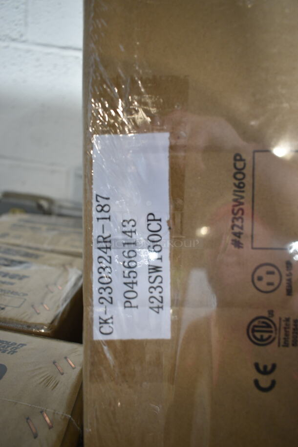 2 BRAND NEW IN BOX! ServIt 423SWI60CP Stainless Steel Commercial 60" High Wattage Strip Warmer with Adjustable Infinite Controls and Cord. 120 Volts, 1 Phase. 2 Times Your Bid! - Image 3 of 4
