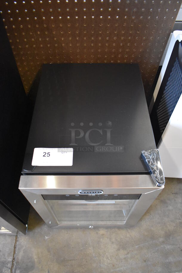 BRAND NEW SCRATCH AND DENT! Whynter CHC-123DS Stainless Steel Single Door Cigar Humidor Merchandiser. 110-120 Volts, 1 Phase. Tested and Working! - Image 2 of 7