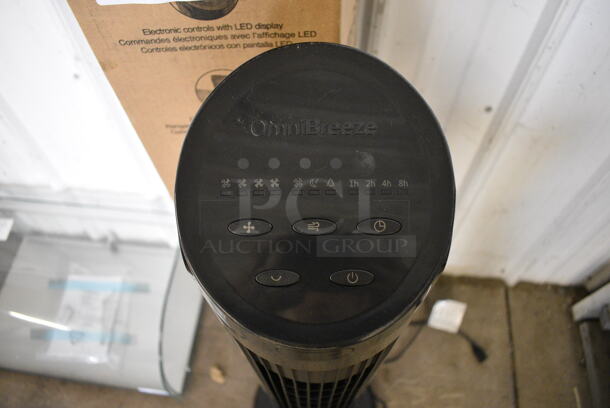 IN ORIGINAL BOX! OmniBreeze Tower Fan. 11x11x40 - Image 4 of 5
