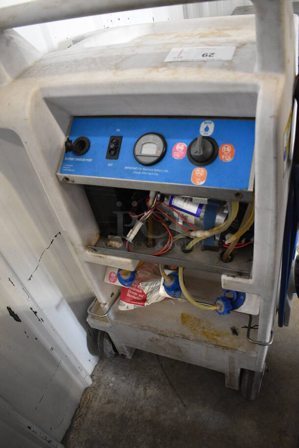 Ecolab Portable Cleaning Station w/ Vacuum on Commercial Casters. 25x27x43 - Image 5 of 7