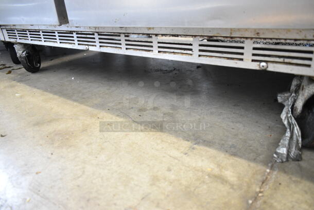 Beverage Air WTR48A Stainless Steel Commercial 2 Door Undercounter Cooler on Commercial Casters. 115 Volts, 1 Phase. Tested and Does Not Power On - Image 2 of 5