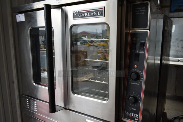 2 Garland Master 200 Stainless Steel Commercial Natural Gas Powered Full Size Convection Oven w/ View Through Doors, Metal Oven Racks and Thermostatic Controls. 2 Times Your Bid! - Image 3 of 11