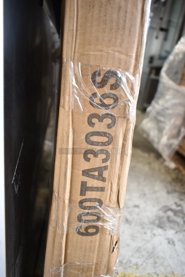 BRAND NEW SCRATCH AND DENT! Regency 600TA3036S 30" x 36" All 18-Gauge 430 Stainless Steel Commercial Work Table with Undershelf. May Be Missing Pieces. - Image 3 of 3