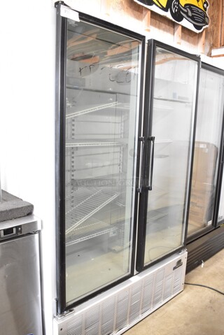Master-Bilt BLG-48HD Metal Commercial 2 Door Reach In Freezer Merchandiser. 115/208-230 Volts, 1 Phase. 