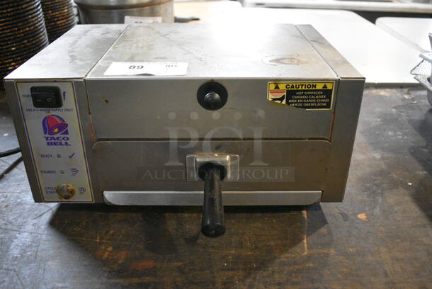 Stainless Steel Commercial Countertop Taco Bell Steamer. 208 Volts, 1 Phase. 18x13x9