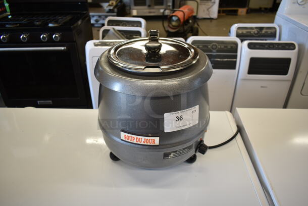 Sybo SB-6000 Stainless Steel Commercial Countertop Food Warmer Soup Kettle. 110 Volts, 1 Phase. Tested and Working!