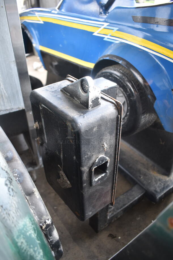 Wieco Metal Commercial Coin Operated Electric Powered Car Ride / Amusement Ride. Cannot Test - Needs New Power Cord - Image 2 of 7