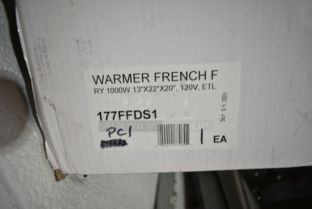 BRAND NEW SCRATCH AND DENT! Avantco 177FFDS1 Freestanding Infrared French Fry Warmer / Dump Station. 120 Volts, 1 Phase. Tested and Working! - Image 3 of 5