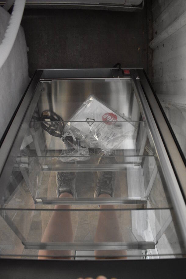 BRAND NEW! KoolMore Model DC-3CB Metal Commercial Countertop Dry Merchandiser Display Case. 16x15x28. Tested and Lights Power On - Image 5 of 6