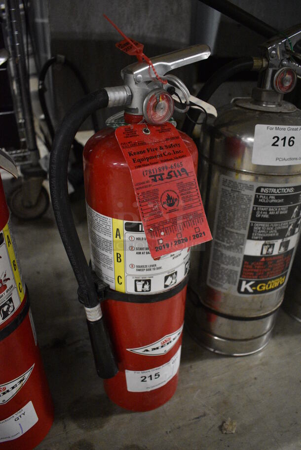 Amerex Dry Chemical Fire Extinguisher. 6x5x20 - Image 3 of 4