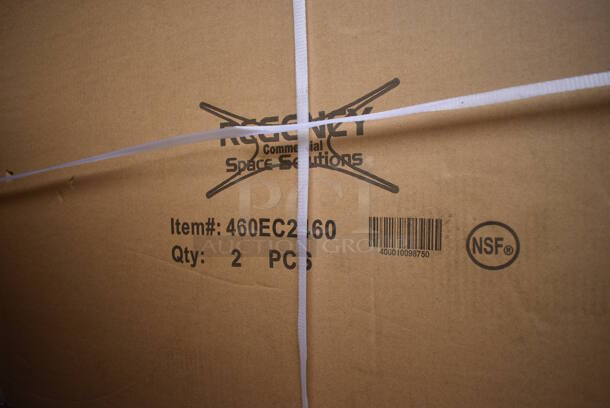 ALL ONE MONEY! Lot of 4 BRAND NEW IN BOX! Regency Chrome Finish Wire Shelves. 60x24x1.5 - Image 3 of 3