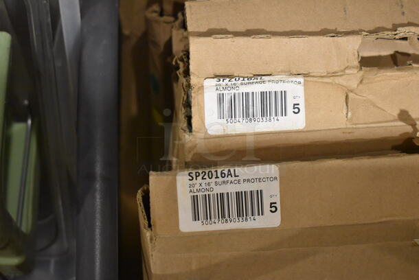 8 Boxes of 5 Almond SP2016AL Surface Protectors. 20x16x1. 8 Times Your Bid! - Image 3 of 3