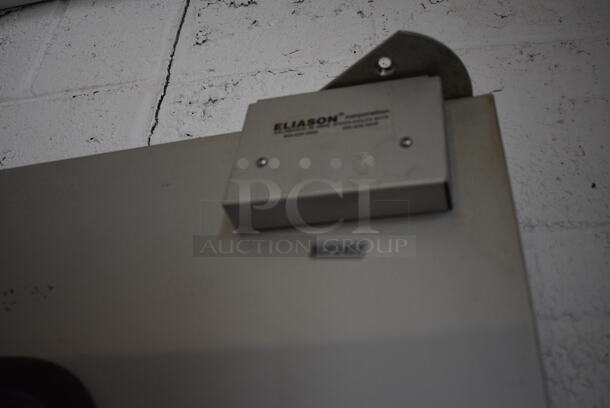 2 Eliason Metal Commercial Swinging Kitchen Door w/ Window. 35.5x7x83. 2 Times Your Bid! - Image 5 of 5