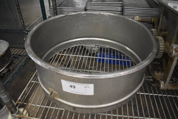 Metal Commercial Bowl Extender for Mixer. 21x21x9